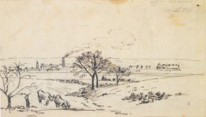 Vue depuis Upper Norwood - Camille Jacob Pissarro